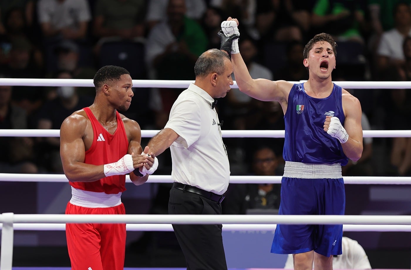 El sinaloense Marco Verde, da golpe de autoridad en debut olímpico.