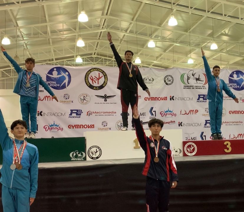 César Arechiga, gimnasta de las Águilas UAS, logra campeonato nacional