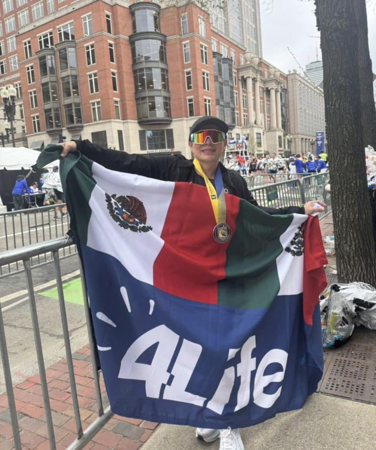 “Muy feliz y contenta de haber vivido esta experiencia. Mi siguiente meta la estamos planeando”: Minerva Moreno tras correr el Maratón de Boston