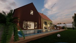 Plantegning, Visualisering, Tilbygning