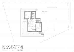 Plantegning, kælder, 2-plans hus, villa