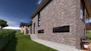 Funkisvilla, Hansen - Ingeniører + Facadetegning, Arkitekter, Visualisering, 2-plan, plantegning