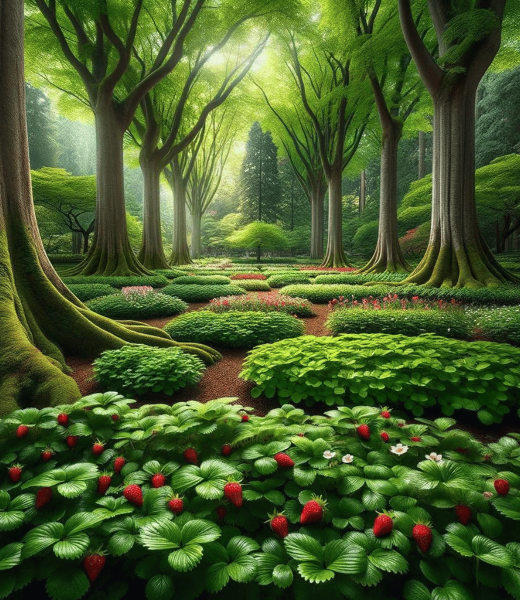 Strawberries as Groundcover
