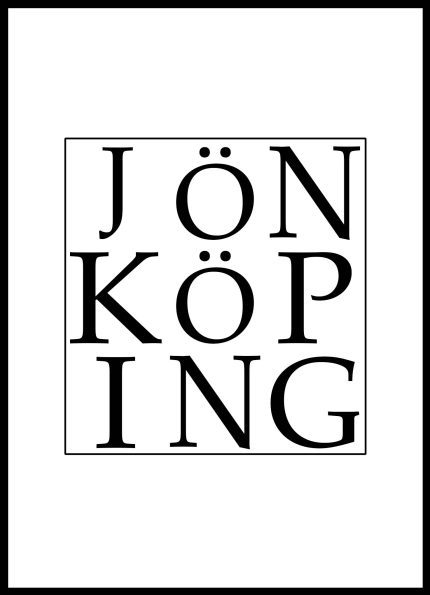 Grafisk Poster Jönköping