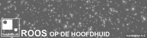 roos op het behaarde hoofd hoofdroos