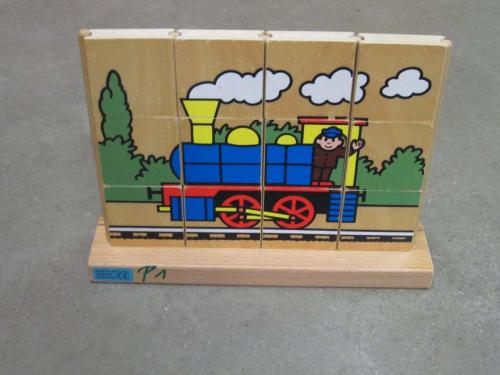 P1 - Houten puzzel trein