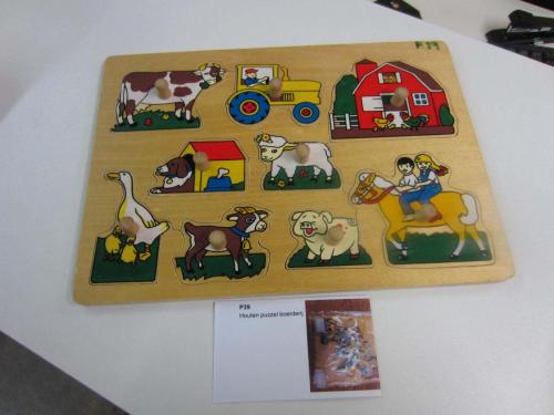 P39 Houten puzzel boerderij