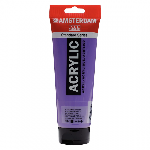 Amsterdam - Standard Series Acrylverf Tube 250 Ml Ultramarijnviolet 507