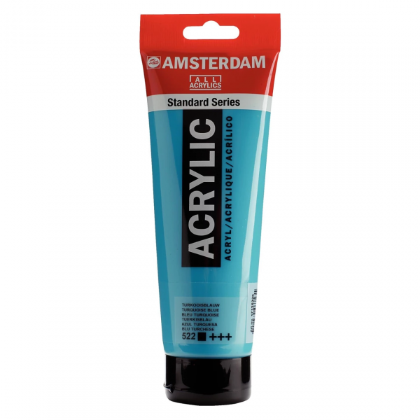 Amsterdam - Standard Series Acrylverf Tube 250 Ml Turkooisblauw 522