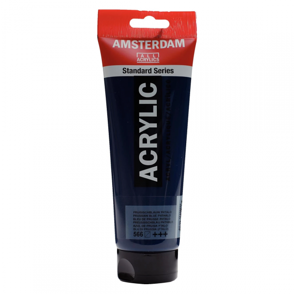 Amsterdam - Standard Series Acrylverf Tube 250 Ml Pruisischblauw (Phtalo) 566