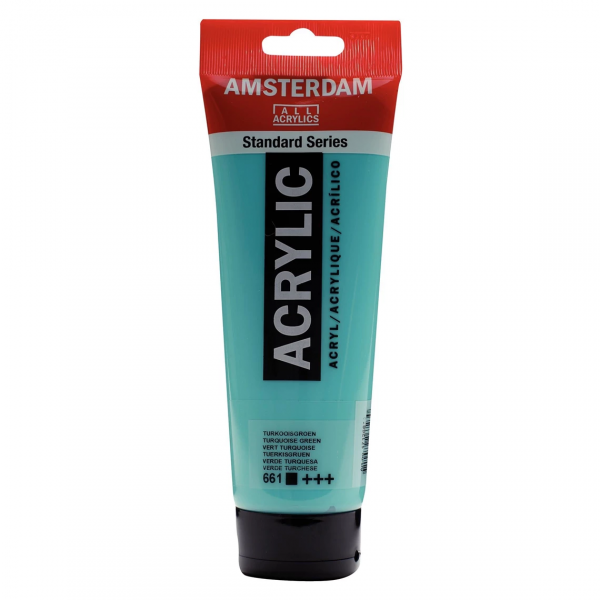 Amsterdam - Standard Series Acrylverf Tube 250 Ml Turkooisgroen 661