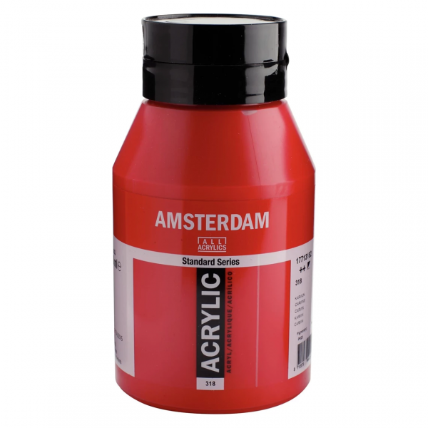 Amsterdam - Standard Series Acrylverf Pot 1000 Ml Karmijn 318