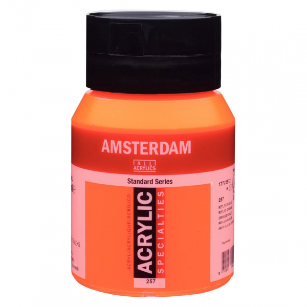 Amsterdam - Standard Series Acrylverf Pot 500 Ml Reflexoranje 257