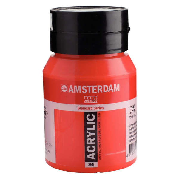 AMSTERDA - Amsterdam Standard Series Acrylverf Pot 500 ml Naftolrood Middel 396