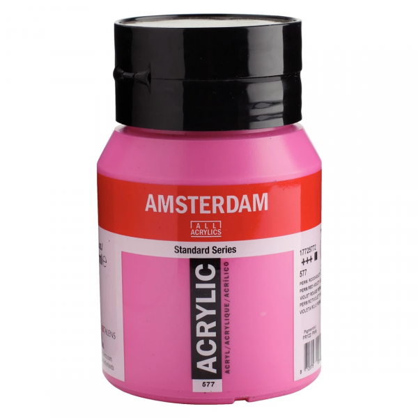 Amsterdam - Standard Series Acrylverf Pot 500 Ml Permanentroodviolet Licht 577