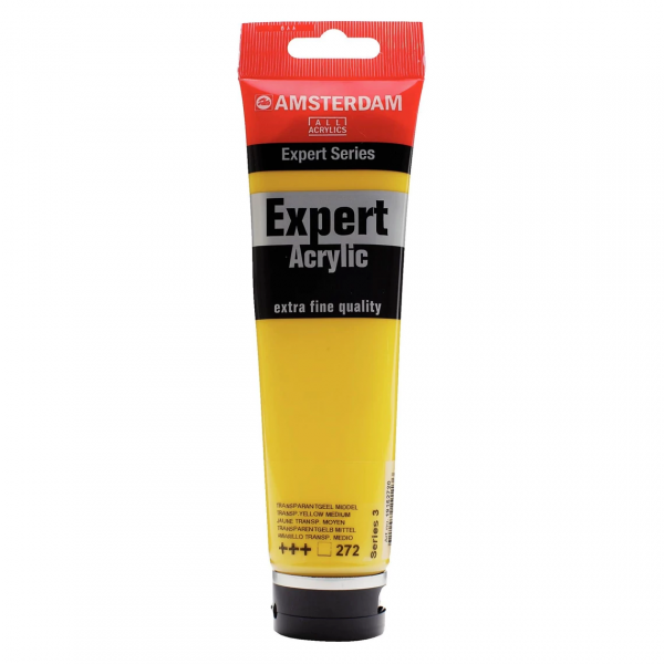 Amsterdam - Expert Series Acrylverf Tube 150 Ml Transparantgeel Middel 272