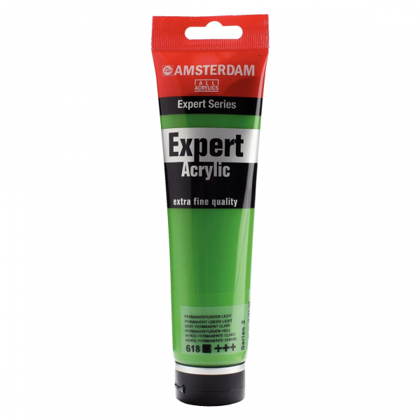 Amsterdam - Expert Series Acrylverf Tube 150 Ml Permanentgroen Licht 618