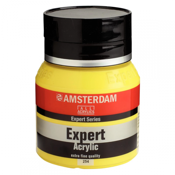 Amsterdam - Expert Series Acrylverf Pot 400 Ml Permanent Citroengeel 254