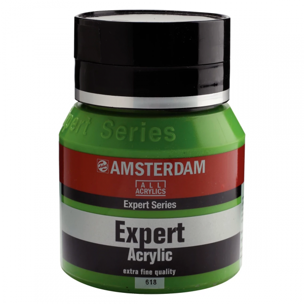 Amsterdam - Expert Series Acrylverf Pot 400 Ml Permanentgroen Licht 618