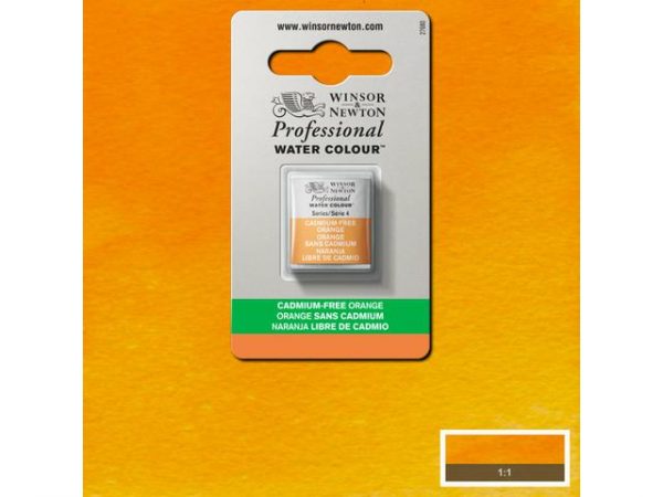 Winsor & Newton - Pro Watercolour Halve Napjes Cadmium-Free Orange Uv 3