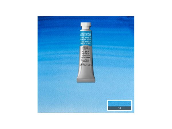 Winsor & Newton - Professional Watercolour 5Ml Winsor Blue Grn Uv 3