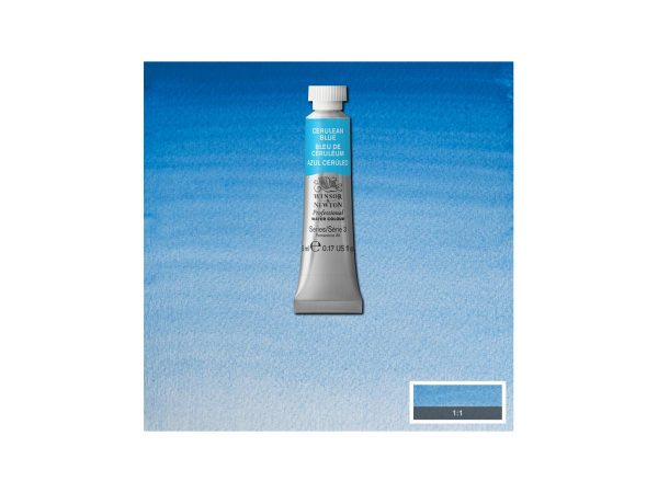 Winsor & Newton - Professional Watercolour 5Ml Cerulean Blue Uv 3