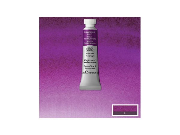 Winsor & Newton - Professional Watercolour 5Ml Quinacridone Violet Uv 3