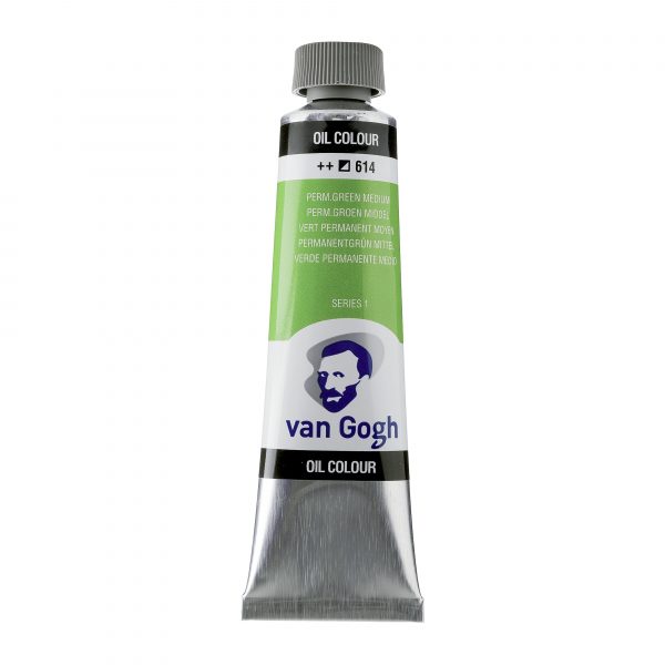 Van Gogh - Olieverf Tube 40 Ml Permanentgroen Middel 614