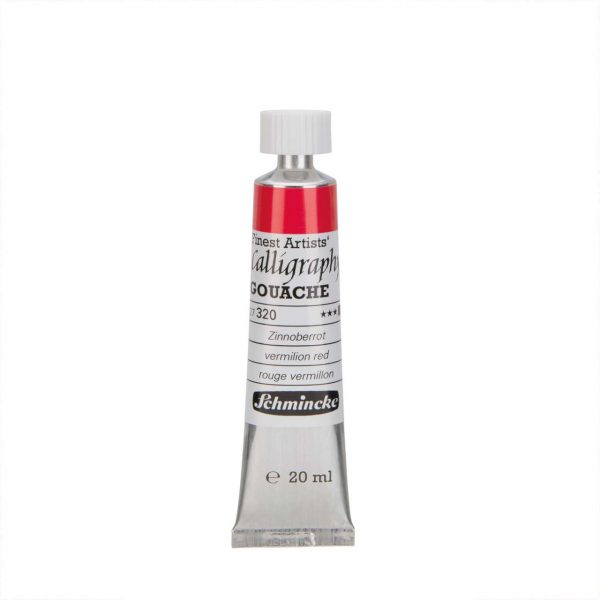 Schmincke - Calligraphy Gouache Vermilion Red 20 Ml