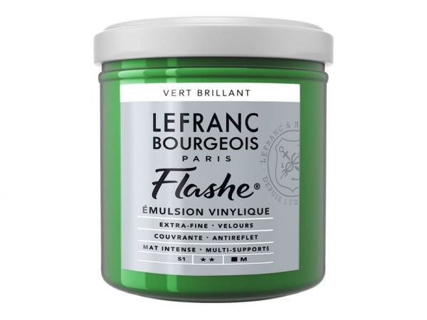 Lefranc Bourgeois - Acrylverf 125Ml Pot Brilliant Green Uv 3