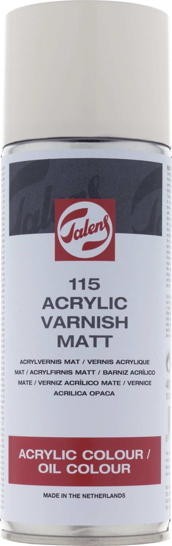 Talens - Acrylvernis Mat 115 Spuitbus 400 Ml