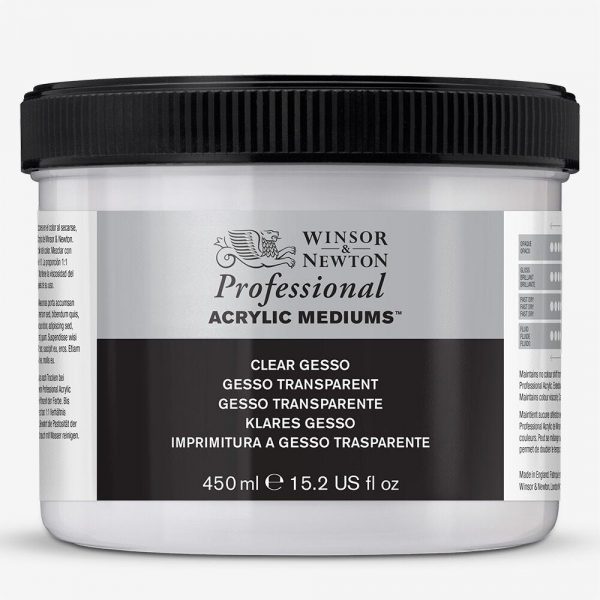 Winsor & Newton - Aac Clear Gesso 450Ml Uv 1