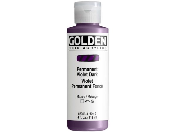 Golden - Acrylverf - Flacon 119Ml - Serie 7 - Permanentviolet Donker