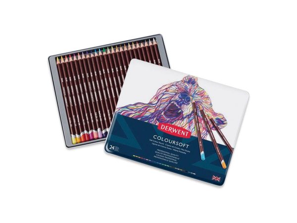 Derwent - Coloursoft Pencils (24) Tin