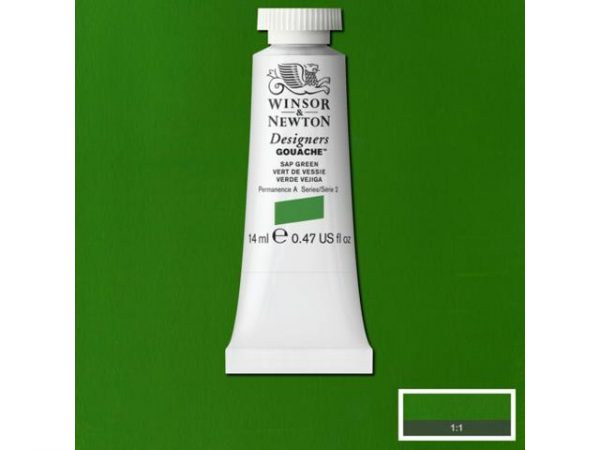 Winsor & Newton - Designers Gouache 14Ml Sap Green Uv 3