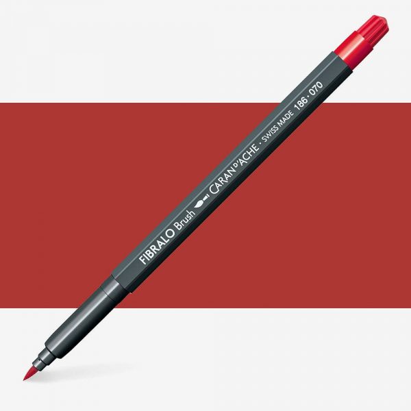 Caran D'Ache - Classic Fibralo Brush Scarlet Uv 10