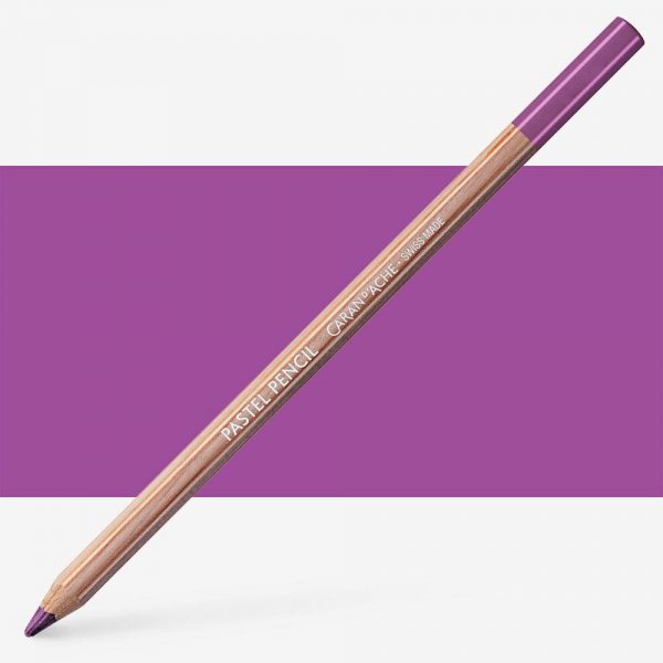 Caran D'Ache - Pastel Pencil-Aubergine-Fsc Uv 3