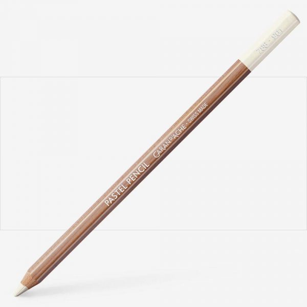 Caran D'Ache - Pastel Pencil-Chinese White-Fsc Uv 3