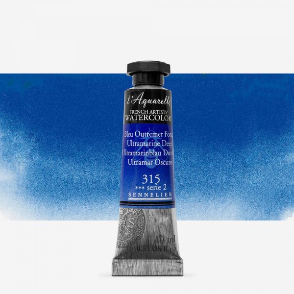 Sennelier - Aquarelle Extra Fine Tube 10Ml Bleu Outremer Fonc√© S2