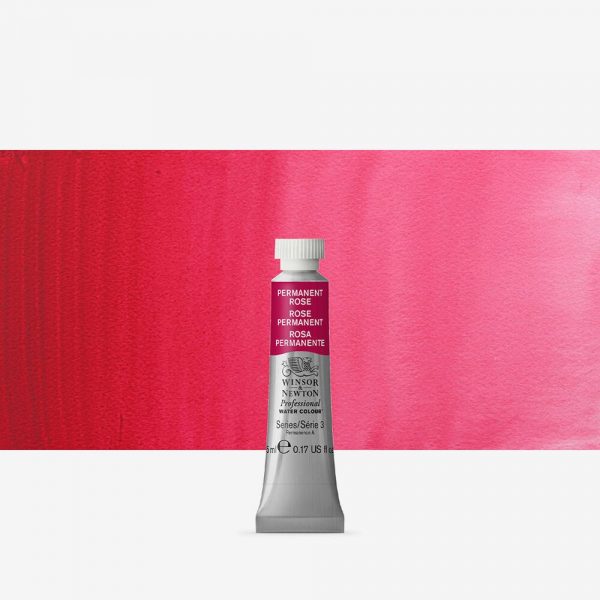 Winsor & Newton - Professional Watercolour 5Ml Perm Rose Uv 3 - Image 2