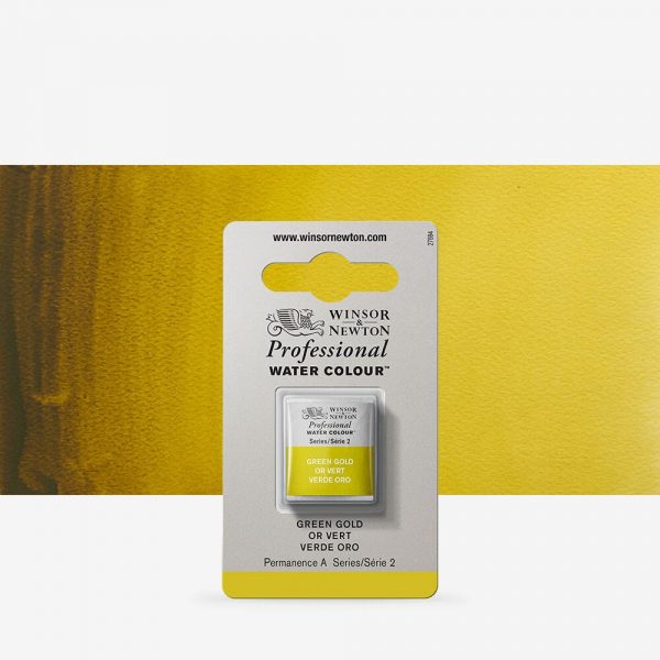 Winsor & Newton - Professional Watercolour H/Pan Green Gold Row Uv 3 - Image 2