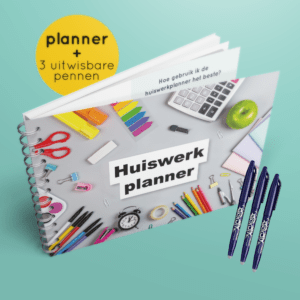 Desk huiswerkplanner + 3 pennen