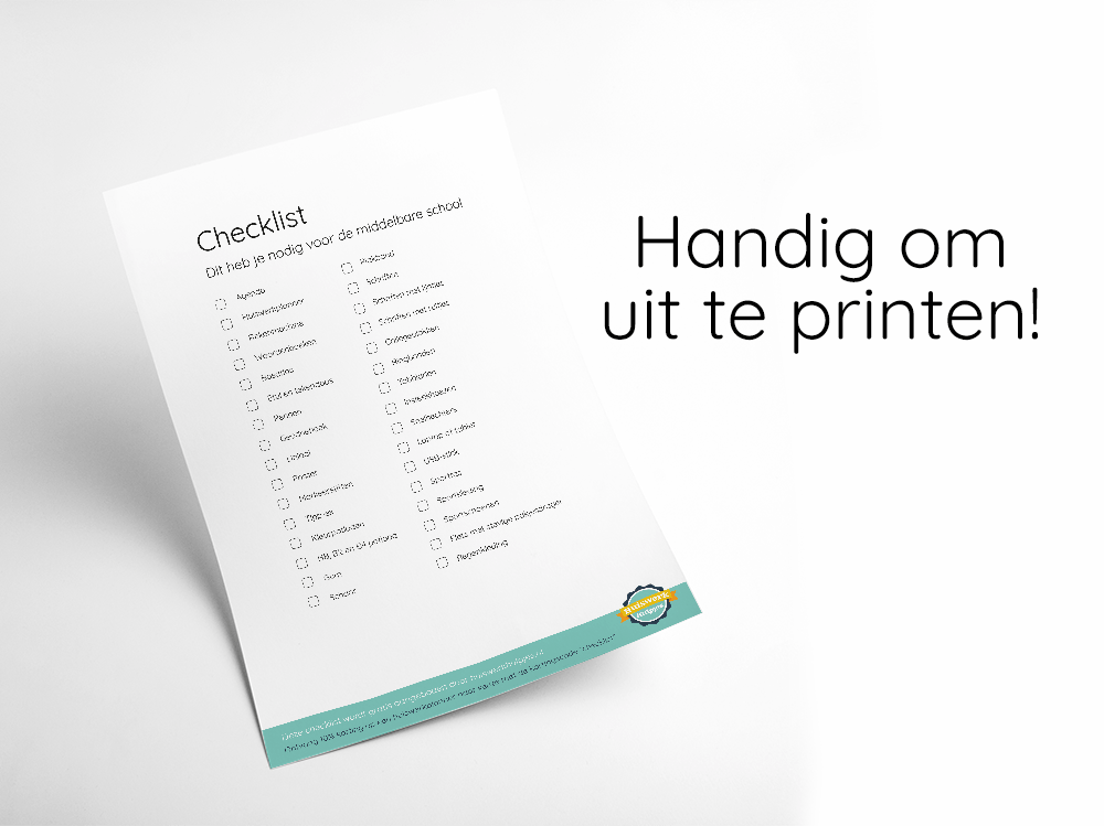 Checklist mock up