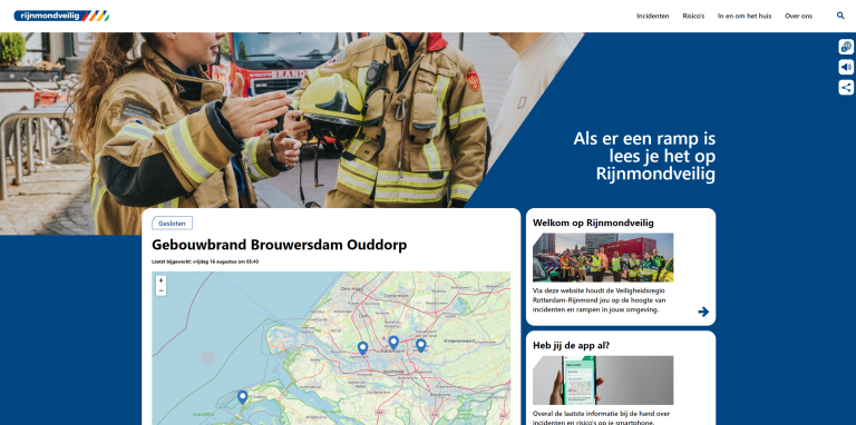 Rijnmondveilig Lanceert Nieuwe Website en App voor Verbeterde Veiligheidsinformatie