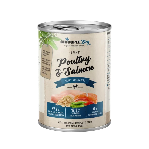 Chicopee Dog Adult Poultry & Salmon 12 x 400 gram