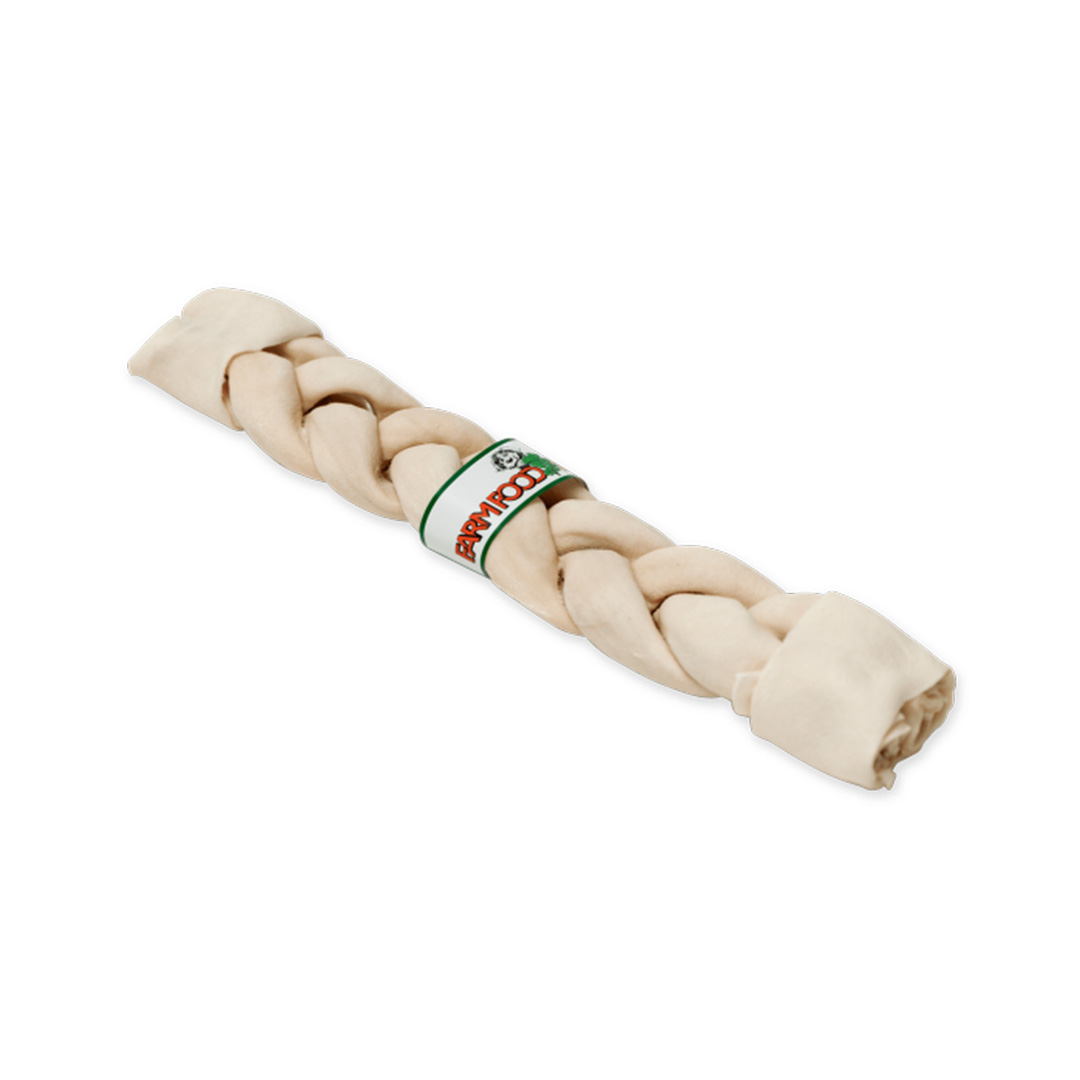 Farm Food Rawhide dental braided stick dog food