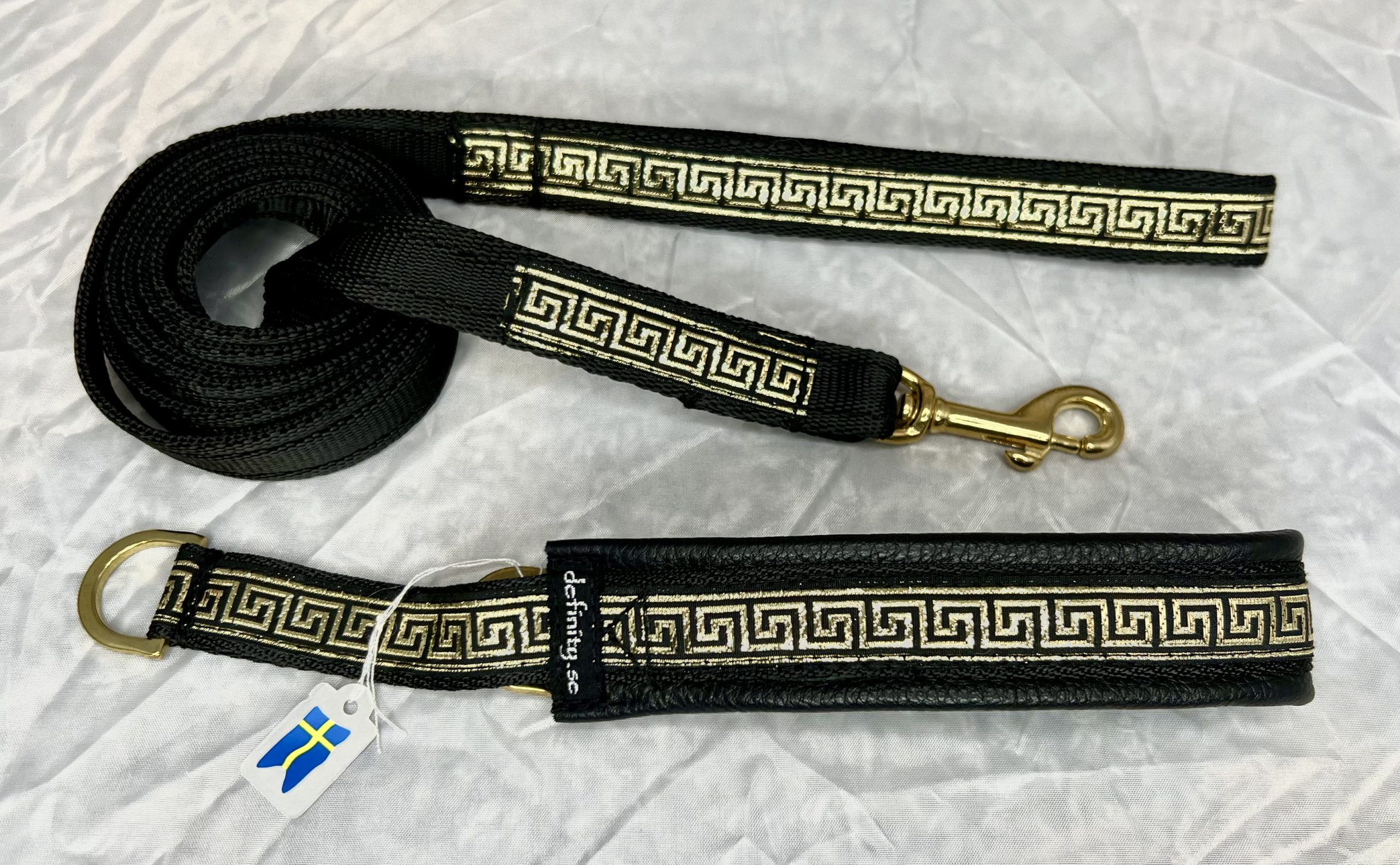 Defintiy halsband golden greek key1