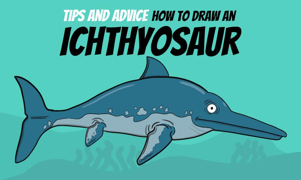 How to draw an Ichthyosaur