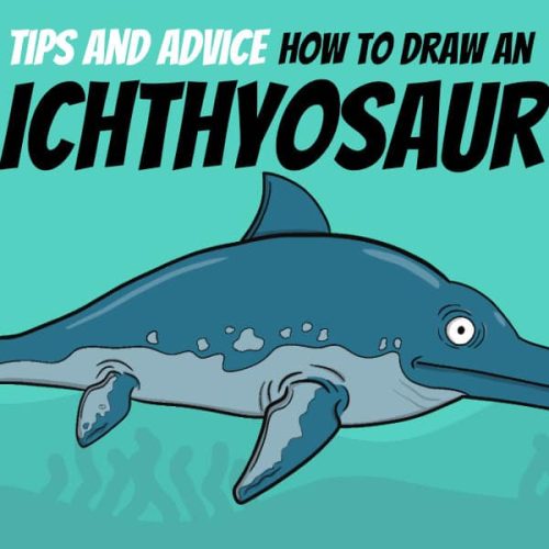 How to draw an Ichthyosaur