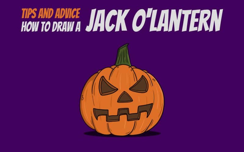 Tips and advice on how to draw a jack o’lantern